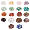  396G 18 Style Natural & Synthetic Gemstone Chip Beads G-NB0002-64-4