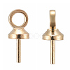 Brass Peg Bails Pendants X-KK-G322-02KCG-1