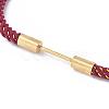 Unisex Cotton String Cord Bracelets BJEW-I284-02-3