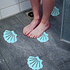 Globleland 5 Bags Shell-Shaped Rubber Bathtub Non-Slip Stickers AJEW-GL0001-70-5