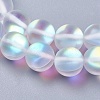 Synthetic Moonstone Beads Strands X-G-E468-G01-8mm-3