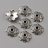 Tibetan Style Alloy Bead Caps FIND-WH0116-06A-AS-1