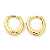 Rack Plating Brass Hoop Earrings EJEW-C102-30A-G-1