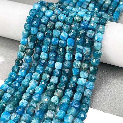 Natural Apatite Beads Strands G-E560-A07-4mm-A-1