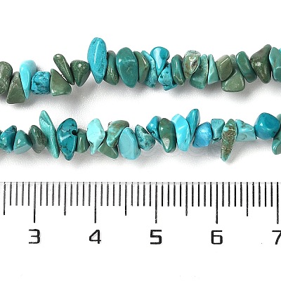 Natural Turquoise Chip Beads Strands X-G-D093-A01-1