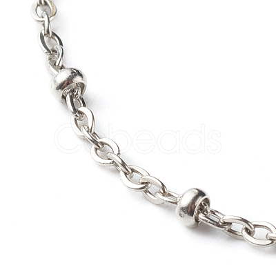 Tarnish Resistant 304 Stainless Steel Satellite Chain Bracelets BJEW-JB06524-01-1