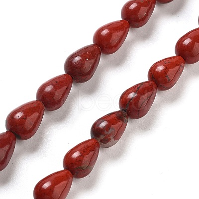 Natural Red Rainbow Jasper Beads Strands G-B106-A33-01-1