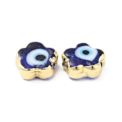 Handmade Evil Eye Lampwork Beads LAMP-G151-01G-05-1