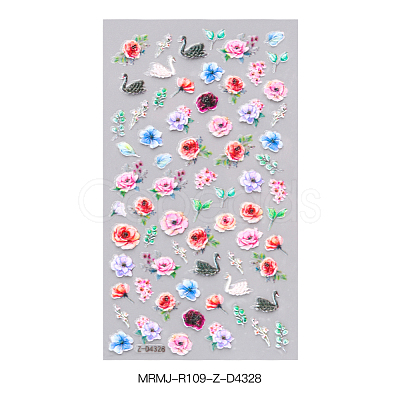 5D Watermark Slider Gel Nail Art MRMJ-R109-Z-D4328-1