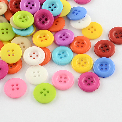 4-Hole Plastic Buttons BUTT-R034-049-1