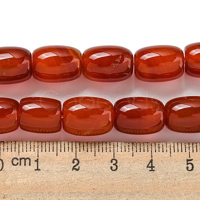 Natural Banded Agate/Striped Agate Beads Strands G-A223-D12-01B-1