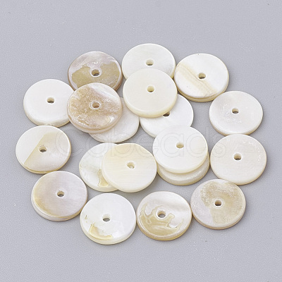 Freshwater Shell Beads SHEL-Q021-06A-1