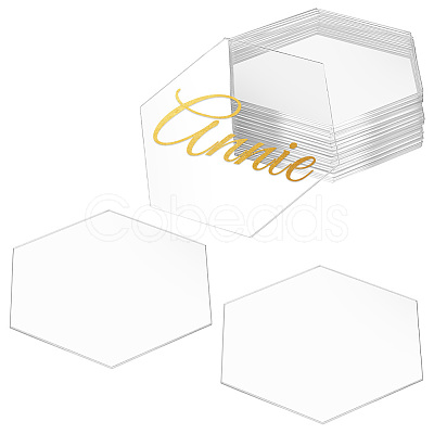 Acrylic Blank Place Card DIY-WH0430-614C-1