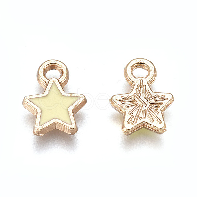 Alloy Enamel Charms PALLOY-TAC0011-29A-03-1