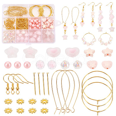 PandaHall Elite DIY Beaded Earring Making Kit DIY-PH0010-92B-1