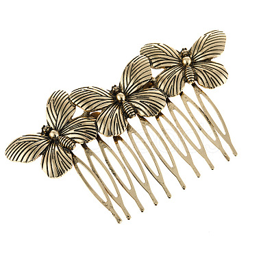 Alloy Hair Combs PW-WG0BF7C-03-1