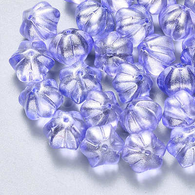 Transparent Spray Painted Glass Beads GLAA-S190-005A-01-1