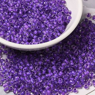 8/0 Transparent Glass Seed Beads SEED-F003-03B-09-1