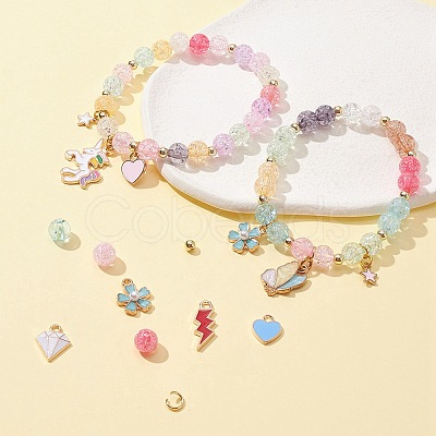 DIY Candy Color Bracelet Making Kit DIY-FS0002-98-1