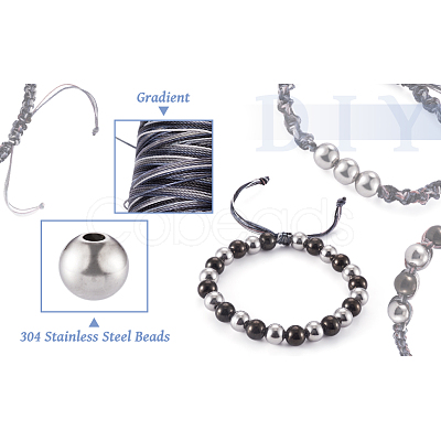 DIY Beaded Bracelet Making Kit DIY-TA0003-68-1