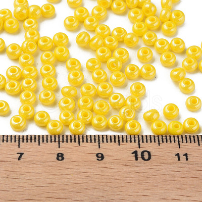 6/0 Czech Opaque Glass Seed Beads SEED-N004-003D-21-1