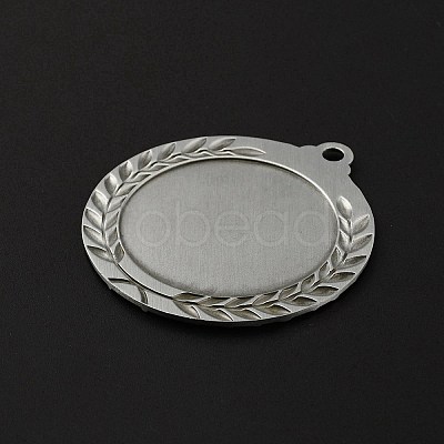 Alloy Pendant Cabochons Settings FIND-WH0128-83A-1