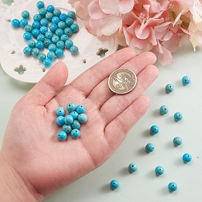 200Pcs Natural Howlite Beads G-CJ0001-67-1