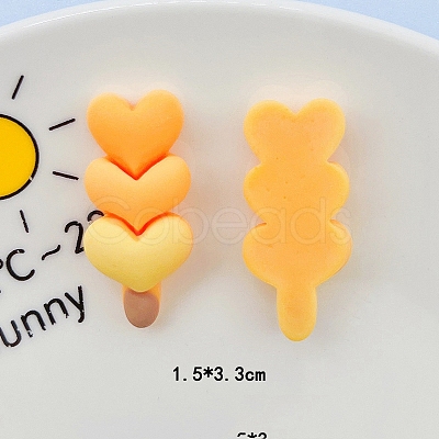 Valentine's Day Opaque Resin Decoden Cabochons PW-WG28439-03-1