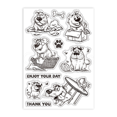 Custom PVC Plastic Clear Stamps DIY-WH0448-0693-1