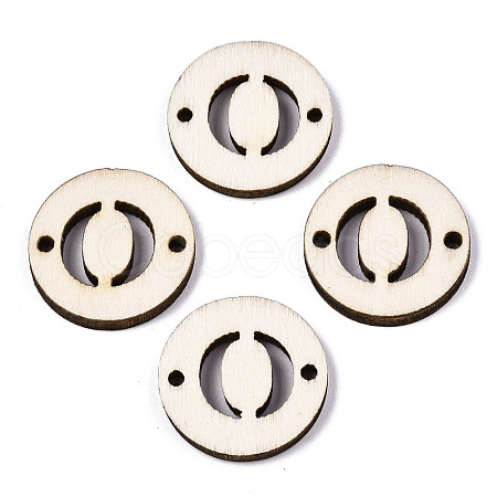 Unfinished Natural Poplar Wood Links Connectors WOOD-S045-140A-01O-1