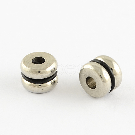 Stainless Steel Spacer Beads X-STAS-Q175-07-1