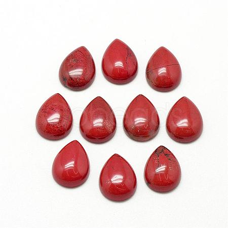 Natural Red Jasper Cabochons G-R417-13x18-31-1