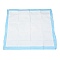 Non-woven Fabrics Pets Changing Pads, Rectangle, Light Sky Blue, 600x600x1mm, about 40pcs/bag