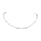 Imitation Pearl Acrylic Beaded Necklaces for Women, White, 15.94 inch(40.5cm)