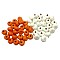 Plastic Artificial Mini Pumpkin Model, for Photography Props Display Decorations, Mixed Color, 35mm, 48pcs/bag