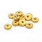 Ion Plating(IP) 304 Stainless Steel Beads, Disc/Flat Round, Real 18K Gold Plated, 6x2mm, Hole: 2mm