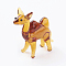 Home Decorations, Handmade Lampwork Display Decorations, Camel, Goldenrod, 27x10x25mm