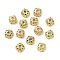 Eco-friendly Brass Cubic Zirconia Multi-Strand Links, Cadmium Free & Lead Free, Square, Golden, Mixed Color, 8x8x5mm, Hole: 1.2mm