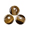 Natural Tiger Eye Pendants, Donut/Pi Disc Charms, 45x5~7mm, Hole: 10.5mm