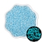 Luminous Glow in the Dark Cylinder Seed Beads, Spray Painted, Light Sky Blue, 2.5mm, Hole: 1mm, about 700pcs/bag