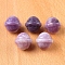 Natural Lilac Jade Carved Healing Universe Stone, Reiki Energy Stone Display Decorations, for Home Feng Shui Ornament, 20mm