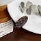 MiNi Cellulose Acetate Alligator Hair Clips, Oval, Coconut Brown, 40mm