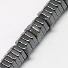 Non-magnetic Synthetic Hematite Beads Strands G-J165-4mm-01-3