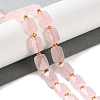 Natural Rose Quartz Beads Strands G-H061-A05-01-2