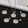 Non-Tarnish Fashionable 304 Stainless Steel Pendants STAS-J001-22-5