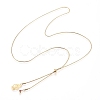 Adjustable 304 Stainless Steel Lariat Necklaces NJEW-Z005-03G-2