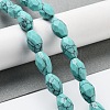 Synthetic Turquoise Beads Strands G-P520-C15-01-2