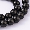 Dyed Natural Jade Round Bead Strands G-O113-19-6mm-1