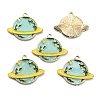 Alloy Enamel Pendants ENAM-CJC0006-61D-2