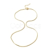 Brass Wheat Chain Necklace X-NJEW-R260-03G-1